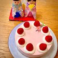 ごちそうちゃん's cooksnap of when they made ひな祭りにも♡苺のレアチーズケーキ.