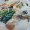 river36's cooksnap of when they made 鮭ときのこのクリーム煮.