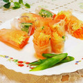旦那は皿洗い's cooksnap of when they made 巻き巻き係担当☆生春巻き.