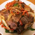 うなちゃん！'s cooksnap of when they made 簡単！牛肉と野菜の焼肉のタレ炒め.