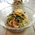 nasubeam's cooksnap of when they made エノキダケとキュウリのたらこ和え.
