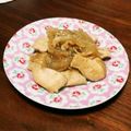 よしみるく's cooksnap of when they made 柔らかすぎる！鶏むね肉の生姜焼き♪.