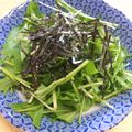 ステルトミチル's cooksnap of when they made 水菜と海苔のサラダ.