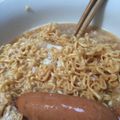 mino1017's cooksnap of when they made チキンラーメンで酸辣湯（サンラータン）.