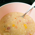 玲にゃん's cooksnap of when they made 冷凍ご飯で簡単ミルク粥.