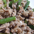 しまごま's cooksnap of when they made 材料2種で、いんげんと豚肉の炒め物.