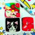 ♡ﾆｨ♡'s cooksnap of when they made キャラ弁 フユニャン✴︎のり弁.