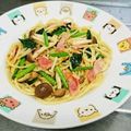 もぐ・ω・くま's cooksnap of when they made ♪ほうれん草ときのこのスパゲッティー♬.