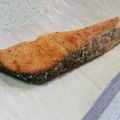 ぐるパパ's cooksnap of when they made 鮭のムニエル☆皮パリパリ.