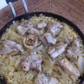 クックHGEKWD☆'s cooksnap of when they made 鍋で、鶏の炊き込みパエリア.
