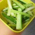 DEANDELUCA's cooksnap of when they made ザーサイときゅうりのバターソテー.