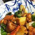 22snow's cooksnap of when they made 簡単！鶏とタケノコのケチャ甘酢炒め.