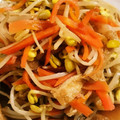 蒼☆鈴ママ's cooksnap of when they made ５分で簡単♪豆もやしと油揚げの炒め煮.