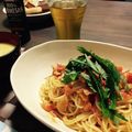 ちゅんぼーい's cooksnap of when they made 簡単ランチ＊大葉とトマトのパスタ＊.