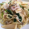 節約・ダイエット母's cooksnap of when they made ほうれん草とたけのこの和風パスタ.