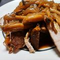 くぅmama's cooksnap of when they made 豚モモ肉のソース煮.