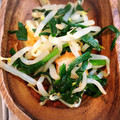 RINAmatin's cooksnap of when they made もやし・ニラ・ちくわのおかか和え.