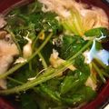 RINAmatin's cooksnap of when they made 三つ葉が主役！の簡単お吸い物.