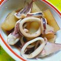 ペぱーみんとてぃ's cooksnap of when they made 定番！味がしみ～た大根といかの煮物.