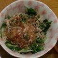 個覧夢's cooksnap of when they made 女性に優しい栄養満点！水菜のお浸し.