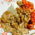 TaytNeyy's cooksnap of when they made 豆腐♡♥納豆♡♥キムチだけ。。。.