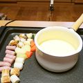 がりさん's cooksnap of when they made ホットプレートでチーズフォンデュ〜.