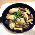caruga's cooksnap of when they made 牡蠣と椎茸のアヒージョ.