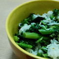 mint's cooksnap of when they made 菜の花としらすのまぜごはん.