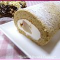ｔｋｍｚ@chi's cooksnap of when they made キャラメルポワールのティー・ロールケーキ.