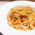 由起丸's cooksnap of when they made オッサンのトマ豆乳パスタ.