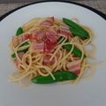 melmarilyn's cooksnap of when they made ベーコンときのこのパスタ♪.