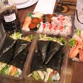 クザムＥ's cooksnap of when they made 海鮮 手巻き寿司.