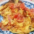 ねねしばこ's cooksnap of when they made トマトとカマンベールのオムレツ.