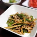 creo's cooksnap of when they made 豚とピーマンのピリ辛炒め.