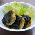 天津甘栗ようかん's cooksnap of when they made 里芋の磯辺焼き.