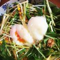 まいうぅ's cooksnap of when they made 簡単♪温泉卵と水菜のサラダ♪.