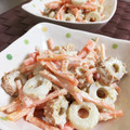 やきいもぐおー's cooksnap of when they made ＊人参とちくわの柚子胡椒マヨ和え＊.