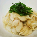 ユキエチャン's cooksnap of when they made やわらか鶏ささみ大根おろし煮☆梅肉添え.