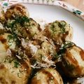 ダーリンはドイツ人's cooksnap of when they made レンジ用冷凍食品たこ焼きのオーブン焼き.