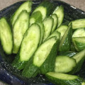 カルチョーフィ's cooksnap of when they made 簡単◆美味しい◆きゅうりのからし漬け.