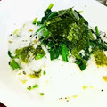 ユーロン's cooksnap of when they made ❤ほうれん草❤長芋のとろろあえ❤.