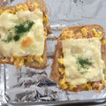 ☆★あーこ★☆'s cooksnap of when they made とろとろ卵のチーズトースト.