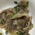 もりりりーん's cooksnap of when they made 豚肉の塩ダレ焼♪千切りキャベツにのせて♡.