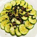 Meguminomy's cooksnap of when they made シャキシャキ♪生ズッキーニのサラダ.