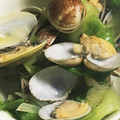 栗羊羹林檎酢's cooksnap of when they made あさりとレタスと玉ねぎの酒蒸し♪.