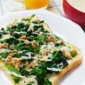 うたかた。's cooksnap of when they made 菜の花とツナの簡単チーズトースト.