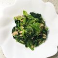 RoomA's cooksnap of when they made 小松菜とツナのあえもの.