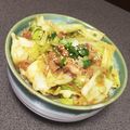 とと♂'s cooksnap of when they made 豚肉とキャベツのピリ辛味噌炒め丼.