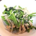 やりえり's cooksnap of when they made 夏バテ予防に♪シャキっと空芯菜エノキ炒め.