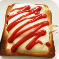 shirokuma6's cooksnap of when they made 卵とチーズのトースト.